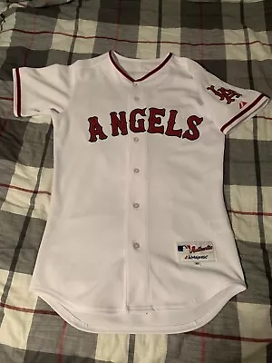 Majestic Los Angeles Angels Anaheim Mike Trout 2013 TBTC 1960s Jersey White 40 • $300