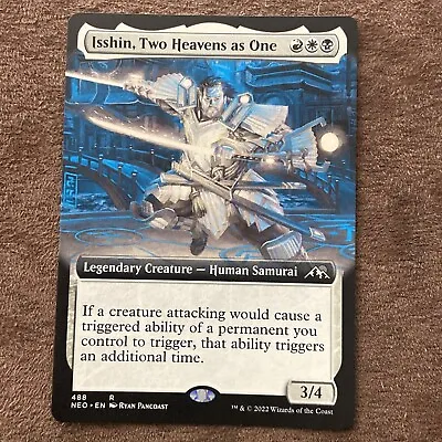 Isshin Two Heavens As One MTG Alter Non-Factory Misprint Sunfaded Albino • $12.99