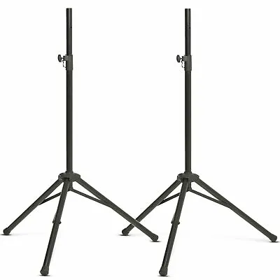 2 X SSM-100 Heavy Duty Steel DJ Disco PA Tripod Speaker Stand (Pair) • £49.49