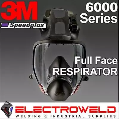 3M Welding Full Face Respirator Filter Fire Smoke Gas Spraying Chemical Flu 6800 • $329.95