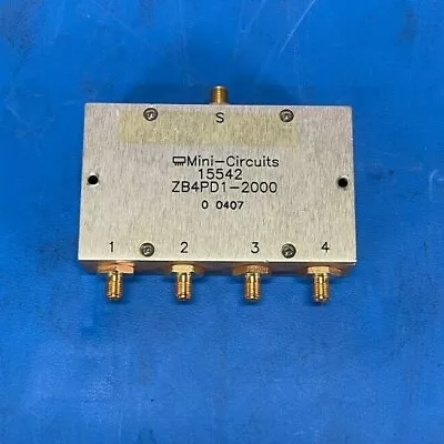 Mini-Circuits ZB4PD1-2000 Splitter 800-2000 MHz *30DAY ROR* • $9