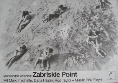 ZABRISKIE POINT German A2 Movie Poster MICHELANGELO ANTONIONI 1970 • $125