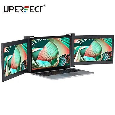14.0  UPERFECT Triple Portable 1080P Monitor USB C HDMI For Laptop Mac Pro AAAAA • £449.99