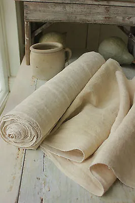 Bolt Vintage Organic Homespun Linen Grain Sack Fabric WASHED 11 Yards X 22 WIDE  • $569