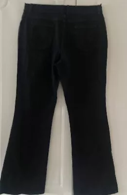 M&S Per Una V Dark Blue/black Tone Classic ROMA  Stretch Jeans  Size 14R • £6