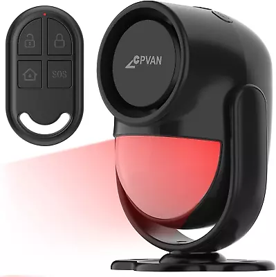 CPVAN Motion Sensor Alarm With 328ft Remote Control Indoor Wireless Infrared Se • $36.16