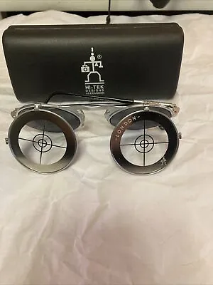 FlipUp Glasses Alexander Hi Tek London Steampunk Futuristic New Wave • $249