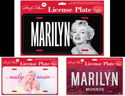 NEW! Marilyn Monroe Metal License Plate - Vogue Vanity Decorative - Pink Black • $11.99