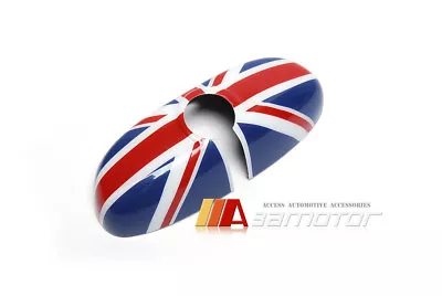 Red Union Jack Rear Mirror Cover Fit For MINI Cooper F55 F56 F54 F57 Manual Dim • $40.49