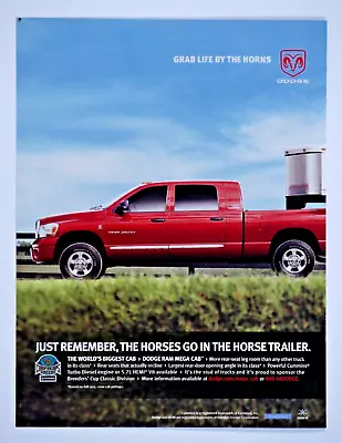 2006 Dodge Ram Mega Cab Cummins Turbo Diesel Original Print Ad 8.5 X 11  • $5.95