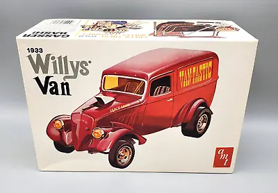 Vintage AMT Willys Van 1933 Model Kit 1996 Open Box Customizable 1:25 Plastic • $26