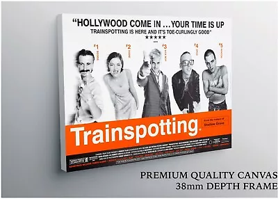 Trainspotting Classic Movie Large CANVAS Art Print Gift A0 A1 A2 A3 A4 • £20.66