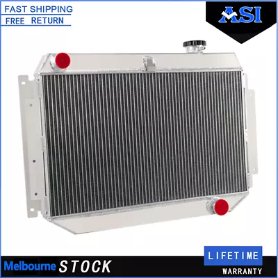 3Row Aluminium Radiator Fit Holden Kingswood Hx Hj Hq Hz V8 Chevy 3.3L/4.2L ASI • $209