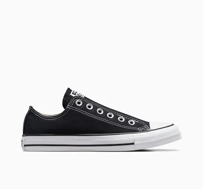 Converse Chuck Taylor All Star Low Black Slip On Mens 164300F • $49.99