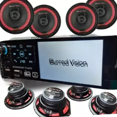 Blurred Vision Audio (1)BV-MP5-P5130BT Touchscreen With (4) SX-A620 6.5  • $150