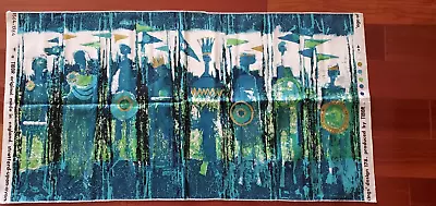 Vintage Printed Tibor Reich  178 Fabric Panel 178 MCM  • $25