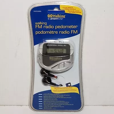 Go Walking By Sportline FM Radio Pedometer Model GW3398SL Brand New Sealed  • $18.99