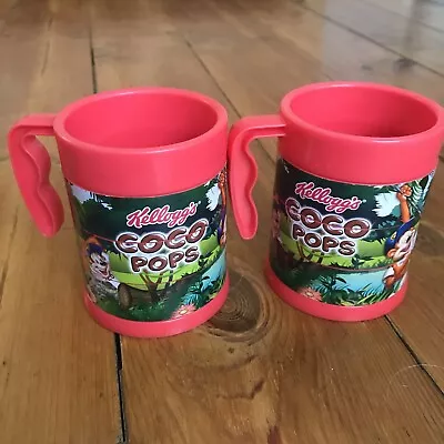 Vintage Kellogg’s Coco Pops Twist Picture Puzzle Cup Mug - X2 Red • £7.95