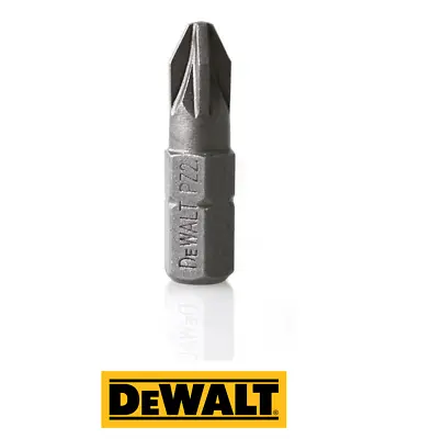 DEWALT Screwdriver Bits Torsion Pozi Bits PH2 Or PZ2 25mm Silver • £3.99