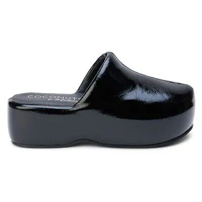 COCONUTS By Matisse Bella Patent Platform Mule Clogs Womens Black  BELLA-601 • $65.75