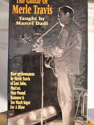The Guitar Of Merle Travis -  Taught By Marcel Dadi - VHS Tape - STILL SEALED !! • $29.95