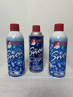 $12 • Buy Santa Snow Spray Aerosol - 9oz 3 Cans Fake Snow In A Can