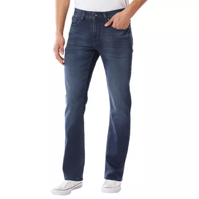 UNIONBAY Men's Modern Slim Fit Stretch Lounge Jeans (Dark Wash 34W X 32L) NWT • $26.02