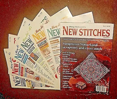 Mary Hickmott's New Stitches Issues 1-55 (1992  Onwards) And Folder To Keep Them • £2.95