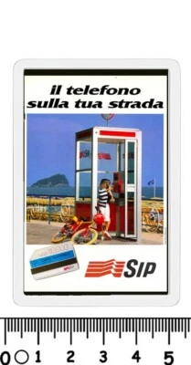 Cabina Telefonica Italiana SIP Gialla Anni 60/70 SRM798b Scala H0 1:87 - Modellismo