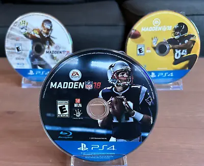 Madden Bundle 15 18 19 NTSC Sony PlayStation 4 US Import Versions *Discs Only* • £11.04