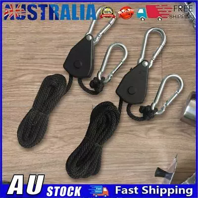 Lifting Pulley Hook 2M 1/2/4/6/8/10/12/14/16pcs Sky Curtain Tent For Camping AU • $11