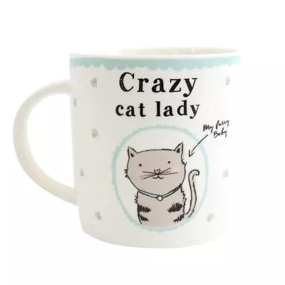 Crazy Cat Lady Cat Lover Novelty Mug|Homeware • £6.99