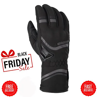 Oxford Ottawa 2.0 Ladies Motorcycle  Waterproof Gloves Bike Thermal Winter Black • £39.89