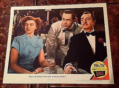 Song Of The Thin Man 1947 Original Lobby Card- William Powell Myrna Loy • $152