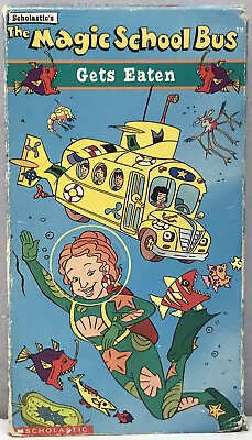 Scholastic Magic School Bus Gets Eaten VHS Video Tape BUY 2 GET 1 FREE! PBS Kids • $7.99