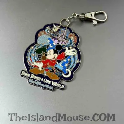 Disney Sorcerer Mickey WDW Park Icons Pin Lanyard Medal (U1:87502) • $14.95