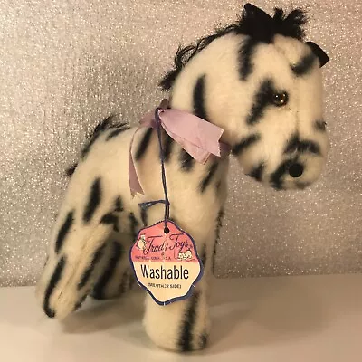 Vintage Trudy Toy Zebra Zoo Animal 1960s/70s Plush Stuffed Animal Rare W/ Tag 8  • $23.39