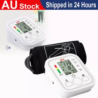 Digital Blood Pressure Monitor Upper Arm Automatic BP Machine Heart Rate Monitor • $17.49