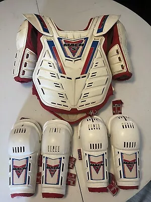 Vintage Hallman Racing MACH-5 Motocross Chest Protector And Elbow/knee  • $99