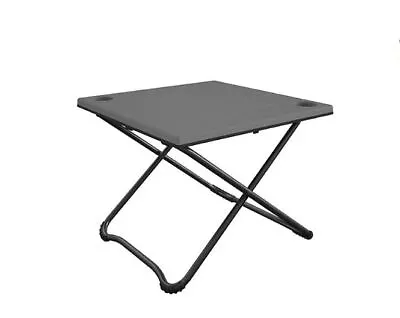 $21 • Buy Cosco 87935SGT15 24  Square Folding Camping Table, Gray Resin And Steel Frame