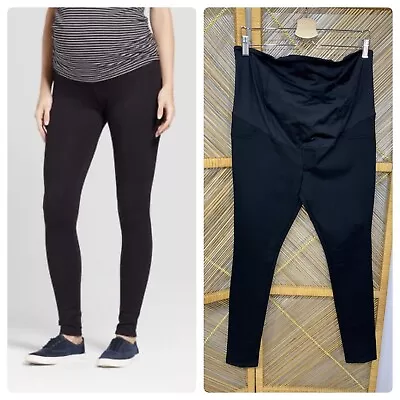 Ingrid & Isabel Black Maternity Pants Medium • $18