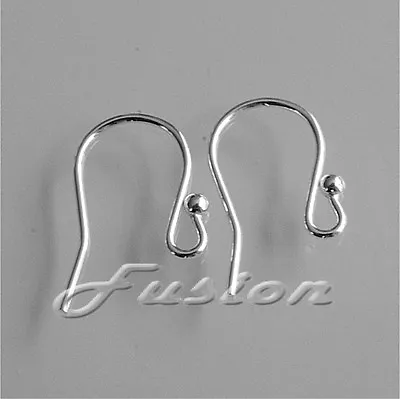 QUALITY .925 Sterling Silver Earring Ear Fish Hook Wires French Fittings SF101 • £2.99