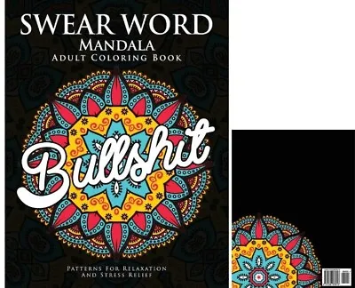 £4.89 • Buy Adult Colouring Books Swear Word Release Your Anxiety Paperback Book 40 Sweary