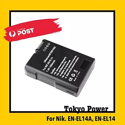 EN-EL14 EN-EL14A ENEL14 EN EL14 Battery For Nikon D3300 D3400 | NEW 2023 • $26.90