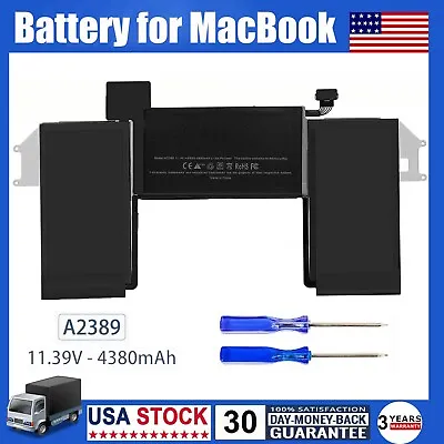 A2389 Battery For MacBook Air 13'' Inch 2020 A2337 M1 EMC 3598 MGN53LL/A 49.9Wh • $39.99