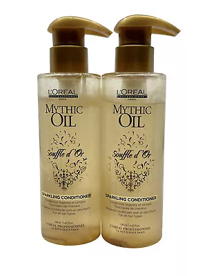 L'Oreal Mythic Oil Sparkling Conditioner 6.42 OZ Set Of 2 • $25.18