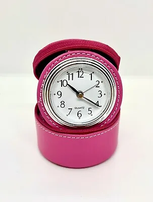 $15.95 • Buy Analog Alarm Clock Analogue Clocks Battery Desktop Table Bedside - Pink