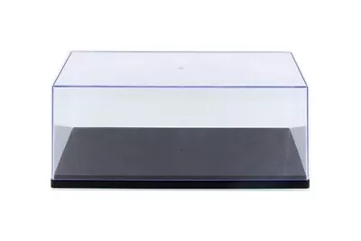 ACRYLIC DISPLAY CASE W.BLACK BASE FOR 1/24 Scale Diecast MODEL CARS • $12.95