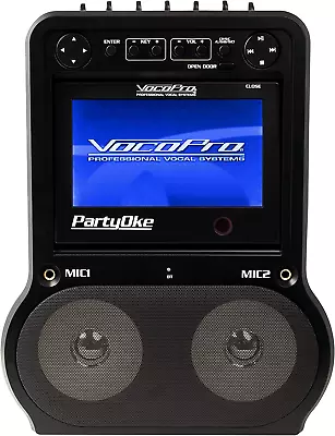 Video Monitor Partyoke Cdg/Dvd/Bluetooth Digital Karaoke System With 7” Displa • $387.99