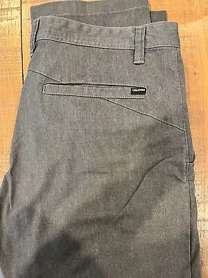Men’s Grey Volcom Pants Size 38 • $5